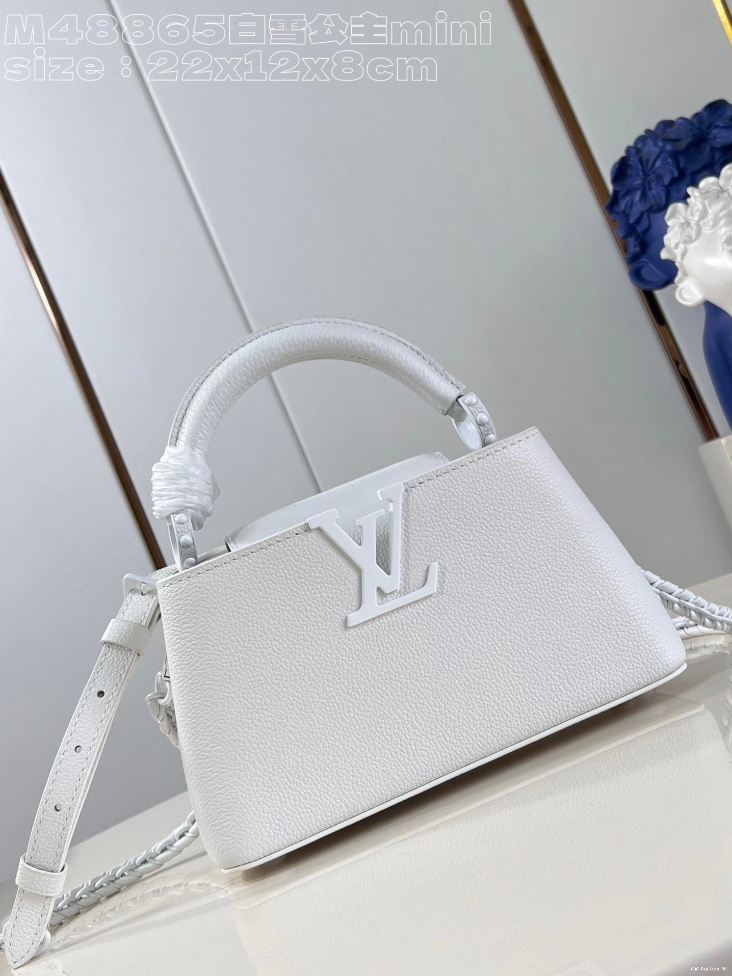 Aaa replica ru CAPUCINES VUITTON LOUIS MINI-22*12*8CM 0725